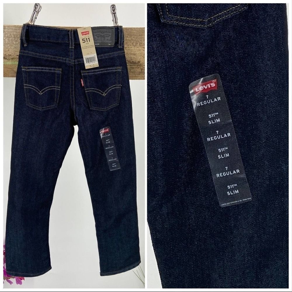 Levi's 511 kids Slim Jeans Black - Picture 1 of 6